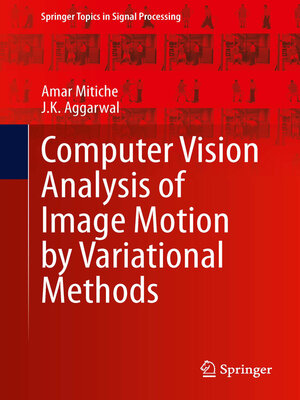 cover image of Computer Vision Analysis of Image Motion by Variational Methods